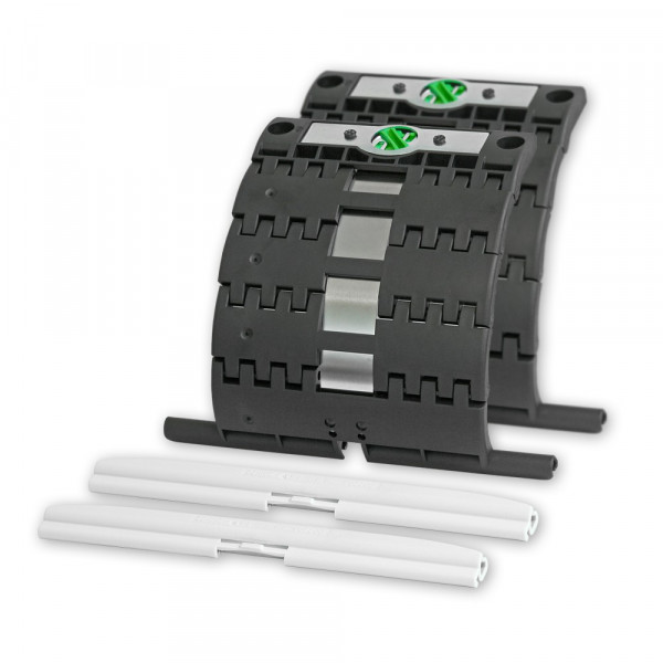 2er Set SecuBlock rapid Hochschiebesicherung 3-gliedrig inkl. Einschubprofile von Selve