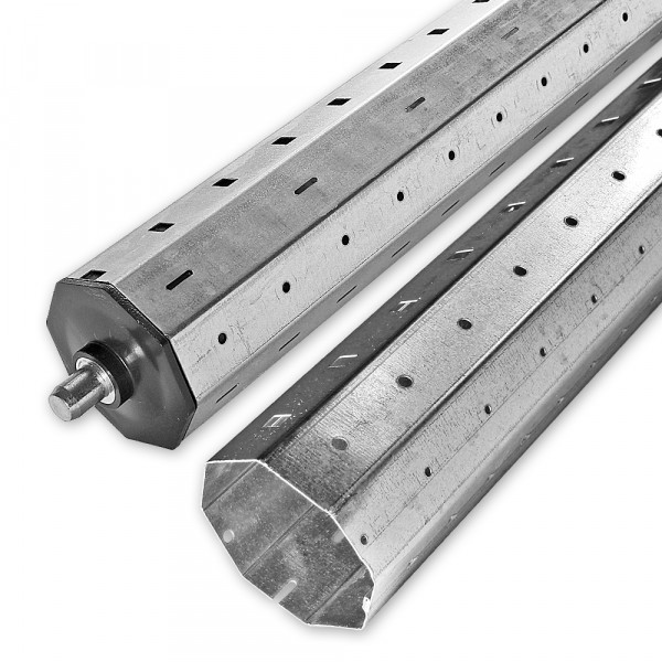 Mini Achtkant Stahlwellen-Set SW 40 bis 2,6 m individuell kürzbar SELVE