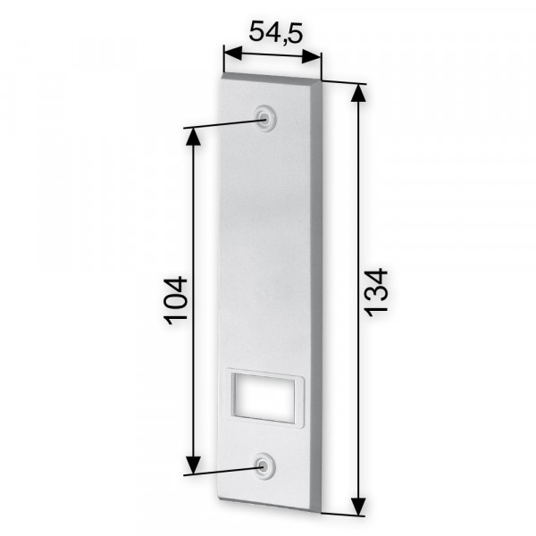 SELVE Deckplatte "Gurtomat" – Lochabstand 104 mm für Einlass-Gurtwickler