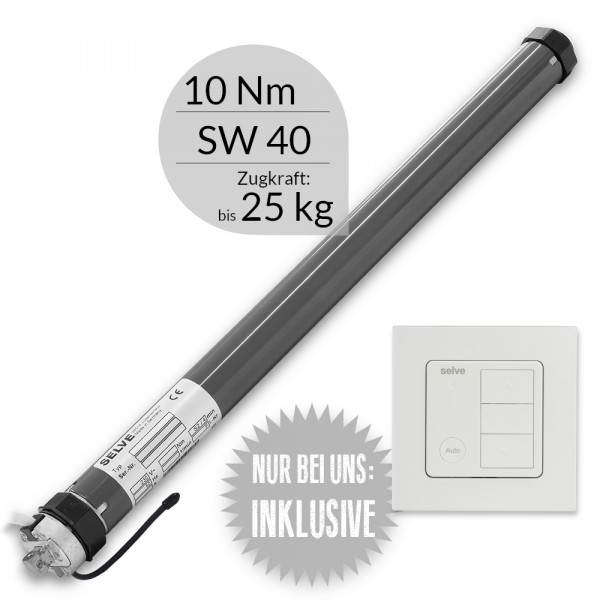 Funk-Rolladenmotor SE Pro-RC inkl. Wandsender