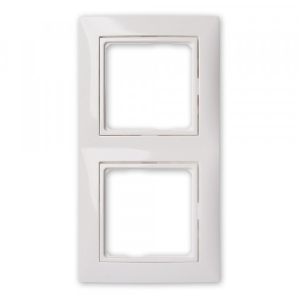 SELVE Doppelrahmen mit Adapterrahmen 50x50 mm für Selvetimer Plus und Smarttimer Plus