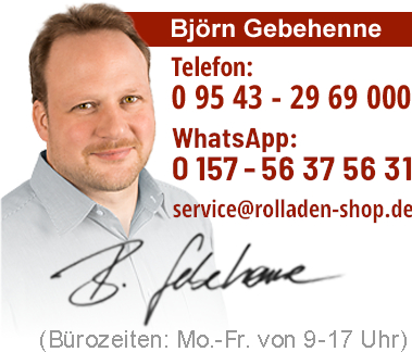 Kundenberatung und Service-Hotline des Rollladen-Shops